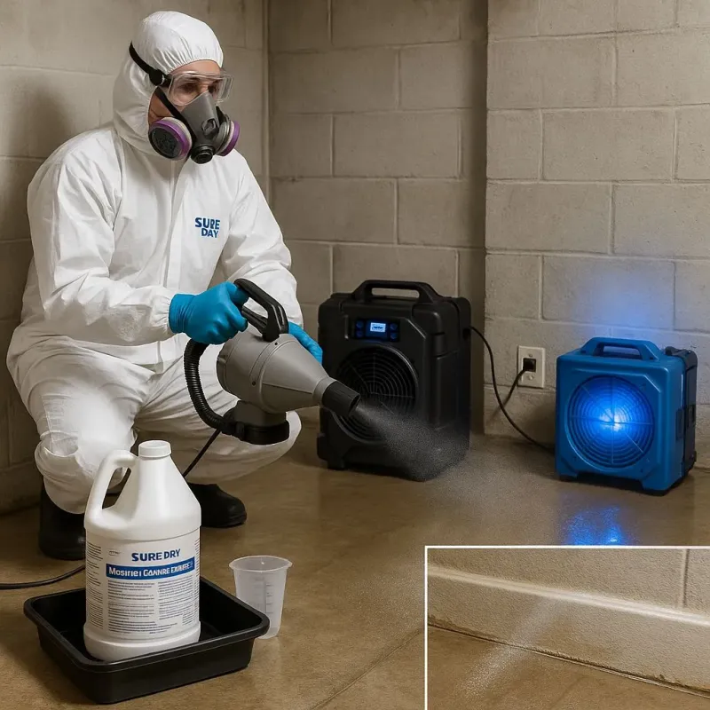 Sanitization and Odor Removal process in Coldwater, KS