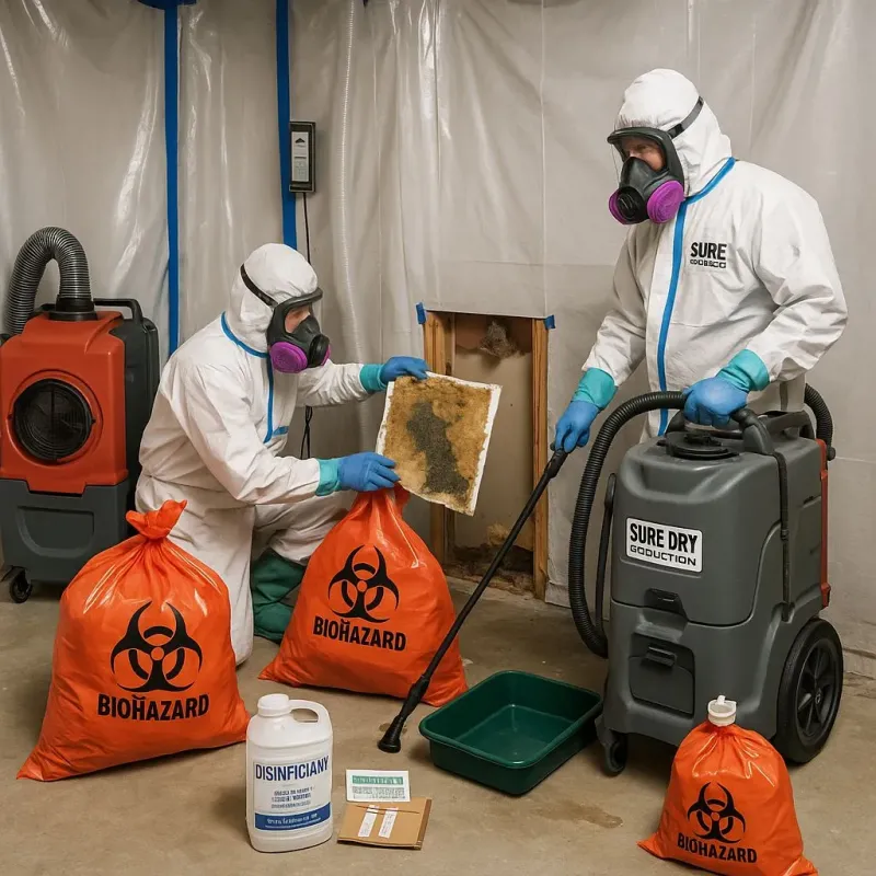 Contaminated Water Handling Protocols process in Coldwater, KS